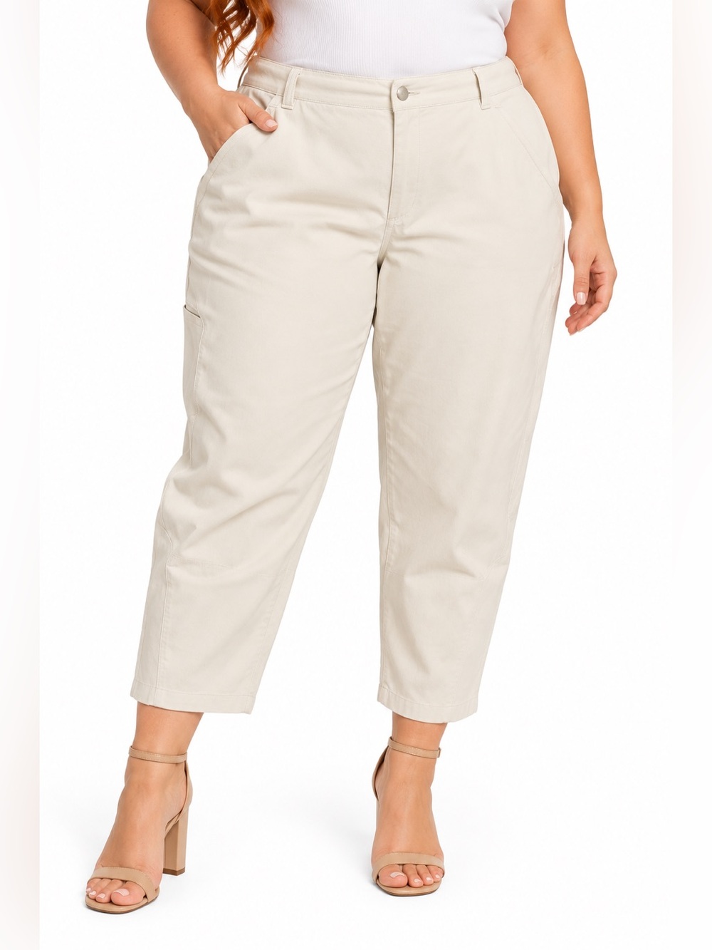 lululemon ABC Pant in White Size 40 Like New